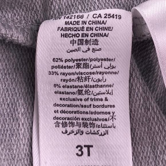 Lot of 2 Habitual Kids Girls Pink & Gray Bow Elastic Waist Mini Lounge Shorts 3T - Picture 7 of 7